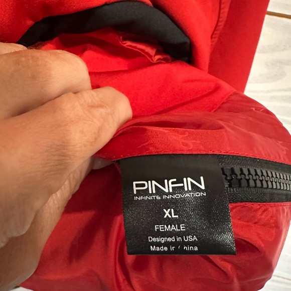 Red Women's Performance Jacket - Picture 7 of 9